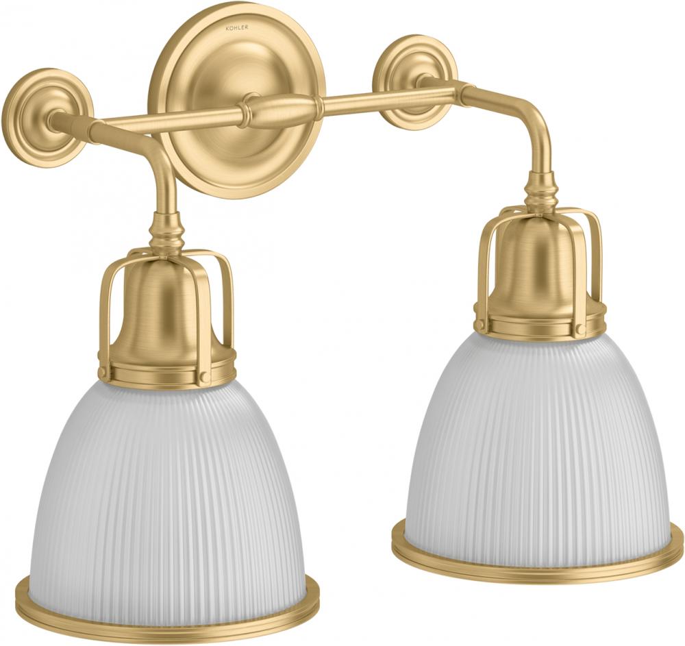 Kohler Lighting 32282-SC02-2GL Wall Light Fixture Traditional - Gold