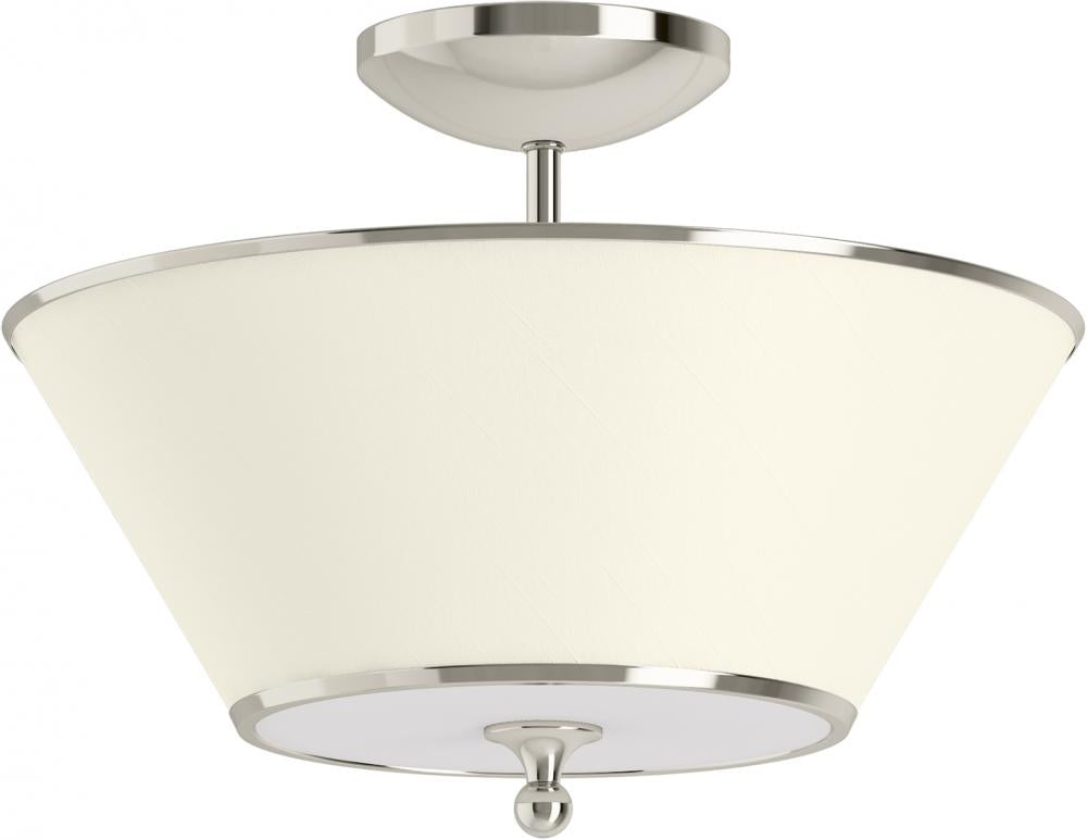 Kohler Lighting 27859-FM02-SNL Ceiling Light Fixture Traditional - Nickel