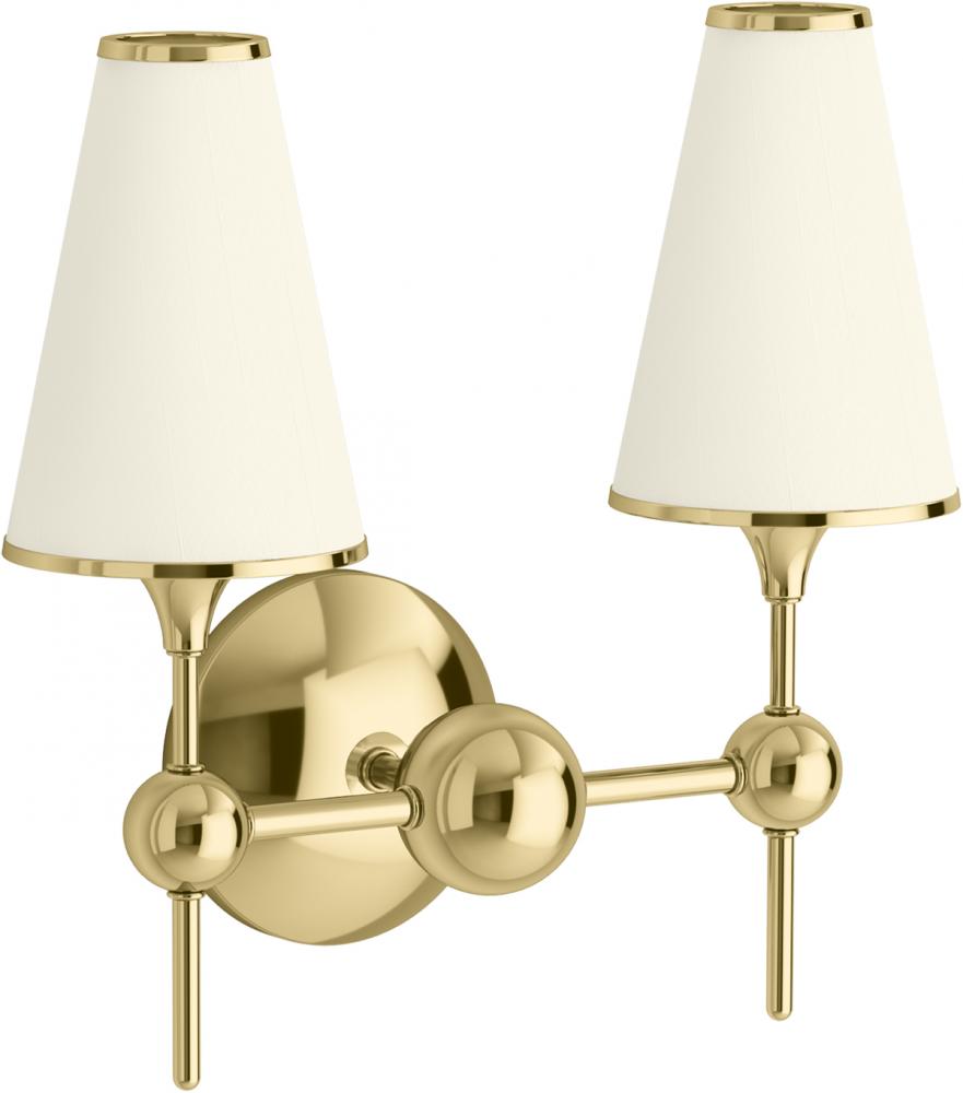 Kohler Lighting 27860-SC02-2PL Wall Light Fixture Traditional - Gold