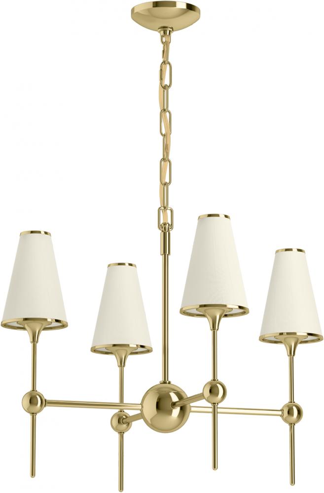 Kohler Lighting 27862-CH04-2PL Chandelier Traditional - Gold