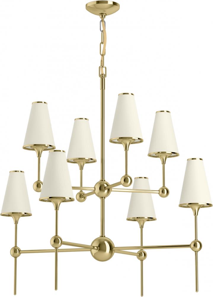 Kohler Lighting 27863-CH08-2PL Chandelier Traditional - Gold