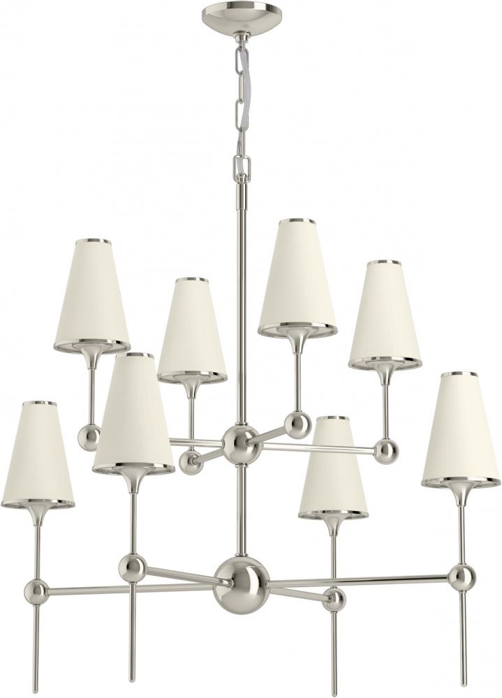 Kohler Lighting 27863-CH08-SNL Chandelier Traditional - Nickel