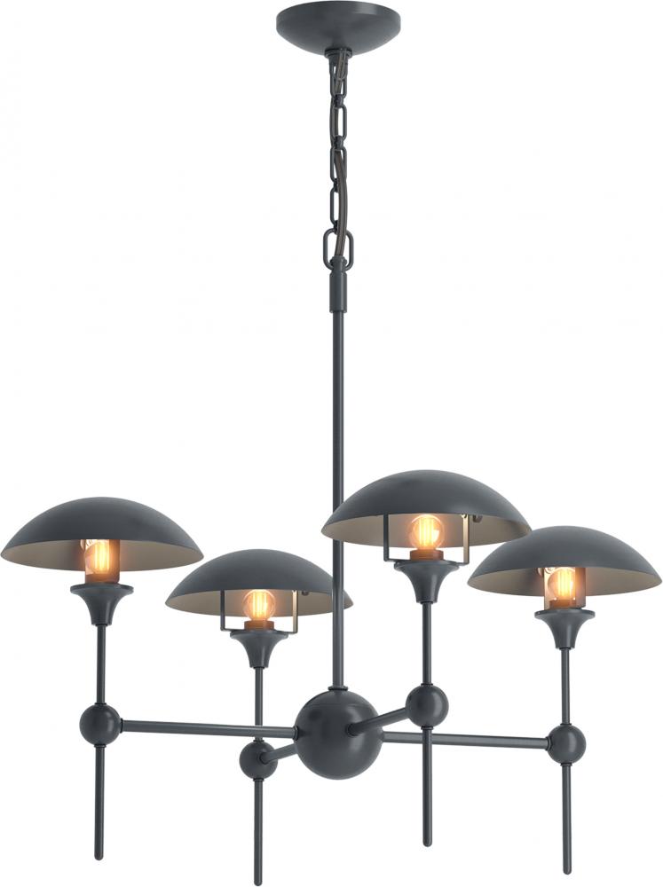 Kohler Lighting 27950-CH04-GNL Chandelier Traditional - Black