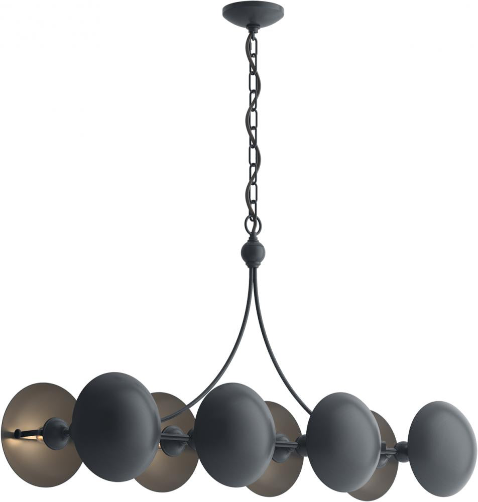 Kohler Lighting 27949-CH08-GNL Chandelier Traditional - Black