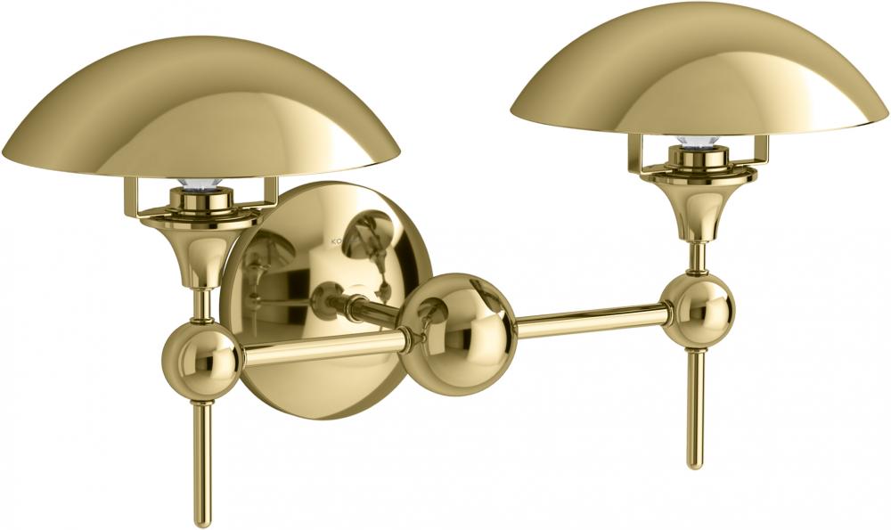 Kohler Lighting 27945-SC02-2PL Wall Light Fixture Traditional - Gold