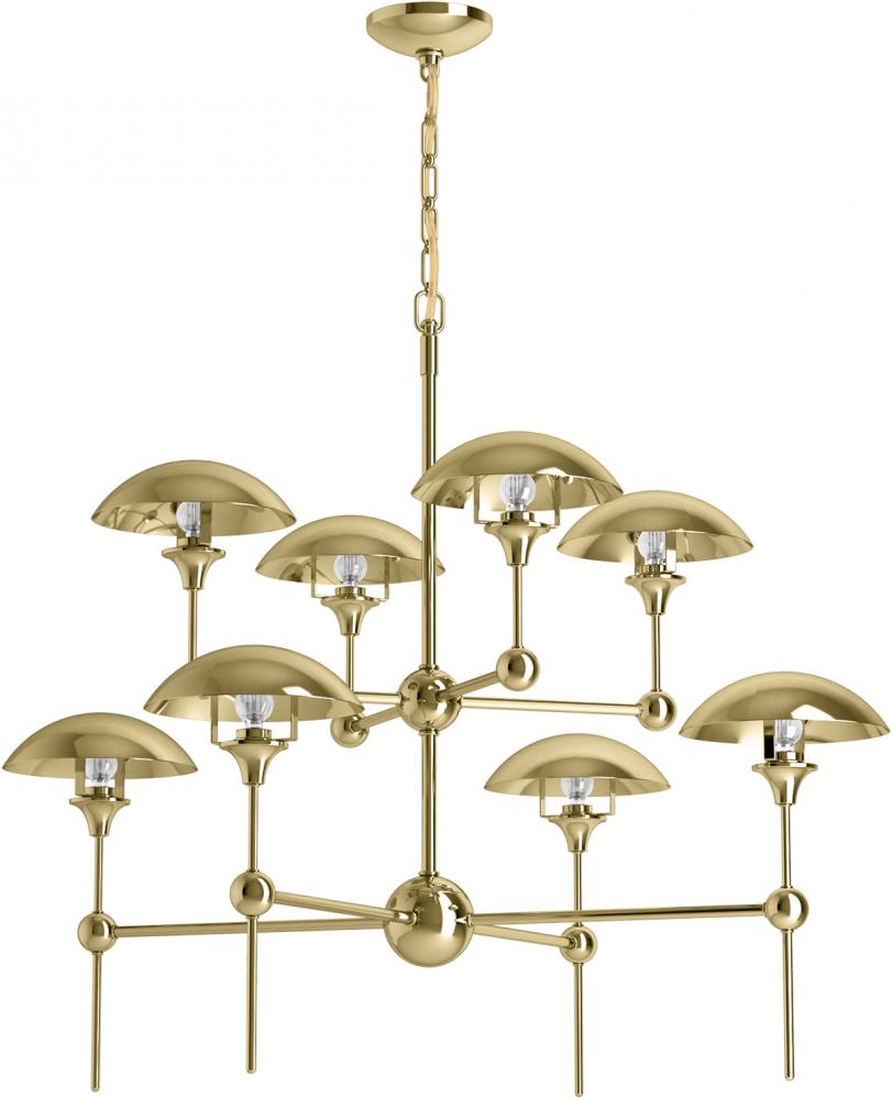 Kohler Lighting 27951-CH08-2PL Chandelier Traditional - Gold