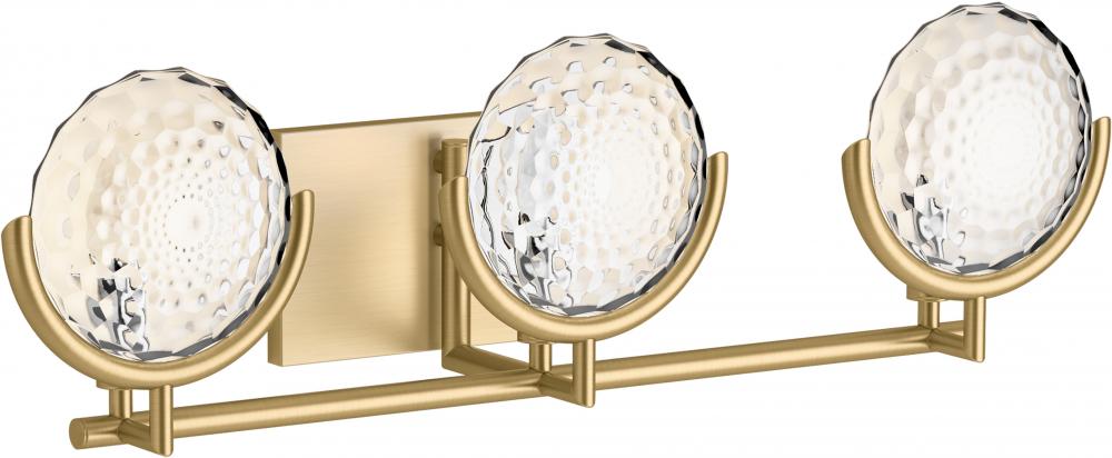 Kohler Lighting 29377-SC03B-2GL Wall Light Fixture Traditional - Gold