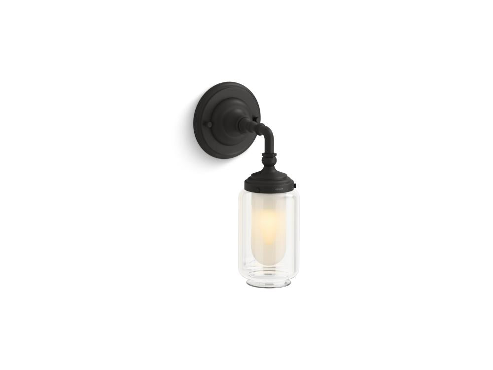 Kohler Lighting 72584-BLL Wall Light Fixture Traditional - Matte Black