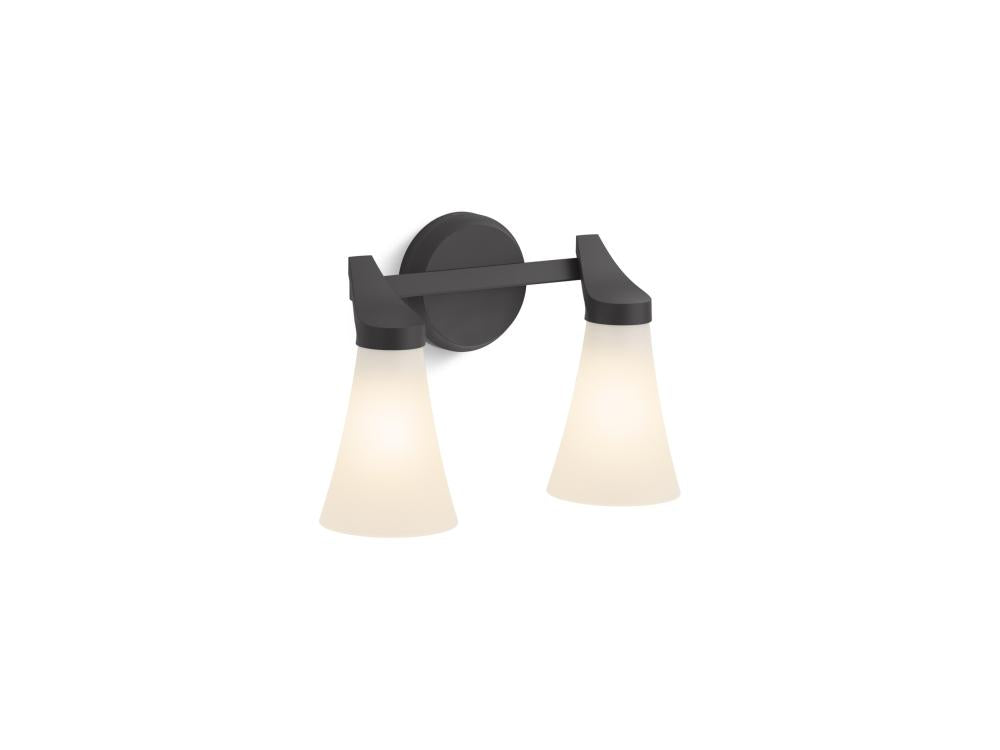 Kohler Lighting 26847-SC02-BLL Wall Light Fixture - Matte Black