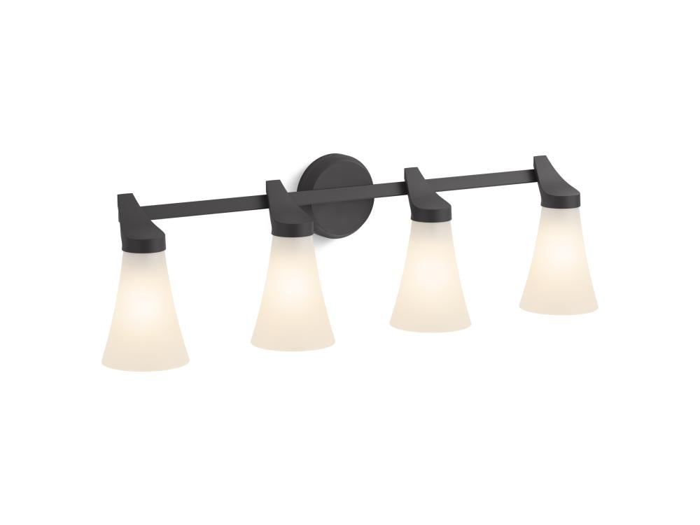 Kohler Lighting 26849-SC04-BLL Wall Light Fixture - Matte Black