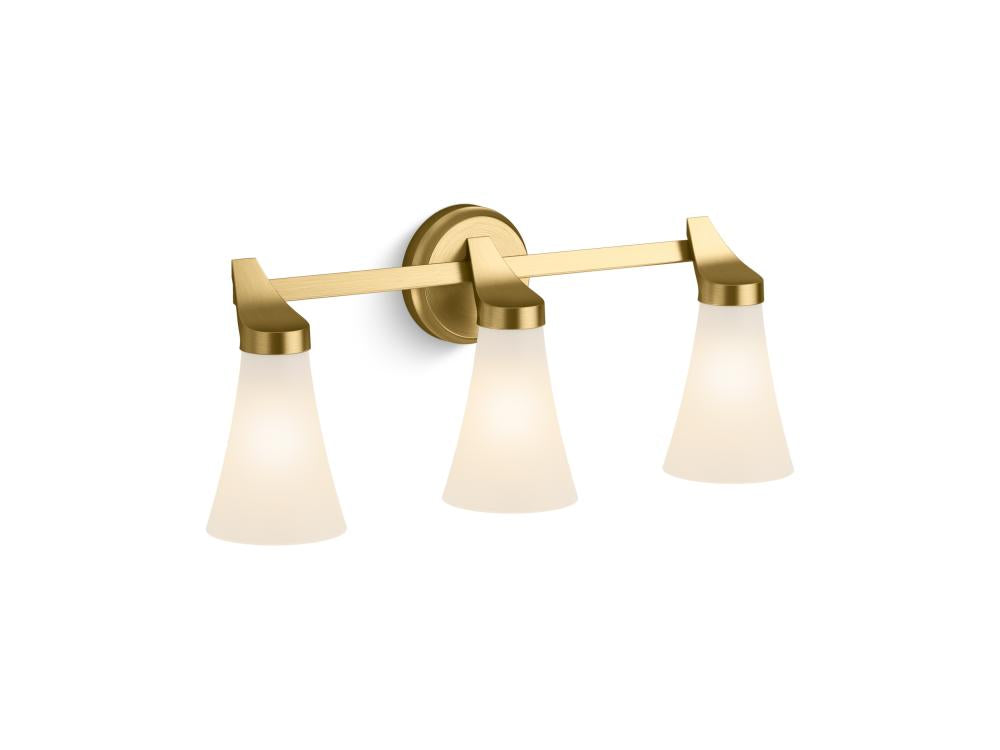 Kohler Lighting 26848-SC03-2GL Wall Light Fixture - Brushed Moderne Brass