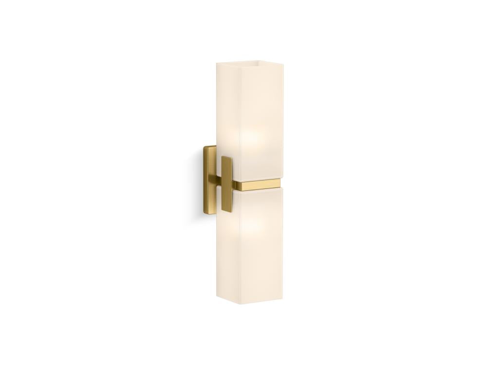 Kohler Lighting 31493-SC02-2GL Wall Light Fixture - Brushed Moderne Brass