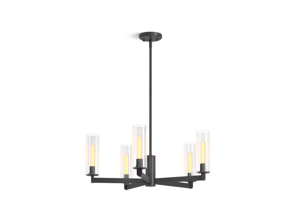 Kohler Lighting 35878-CH05-BLL Chandelier Modern - Matte Black