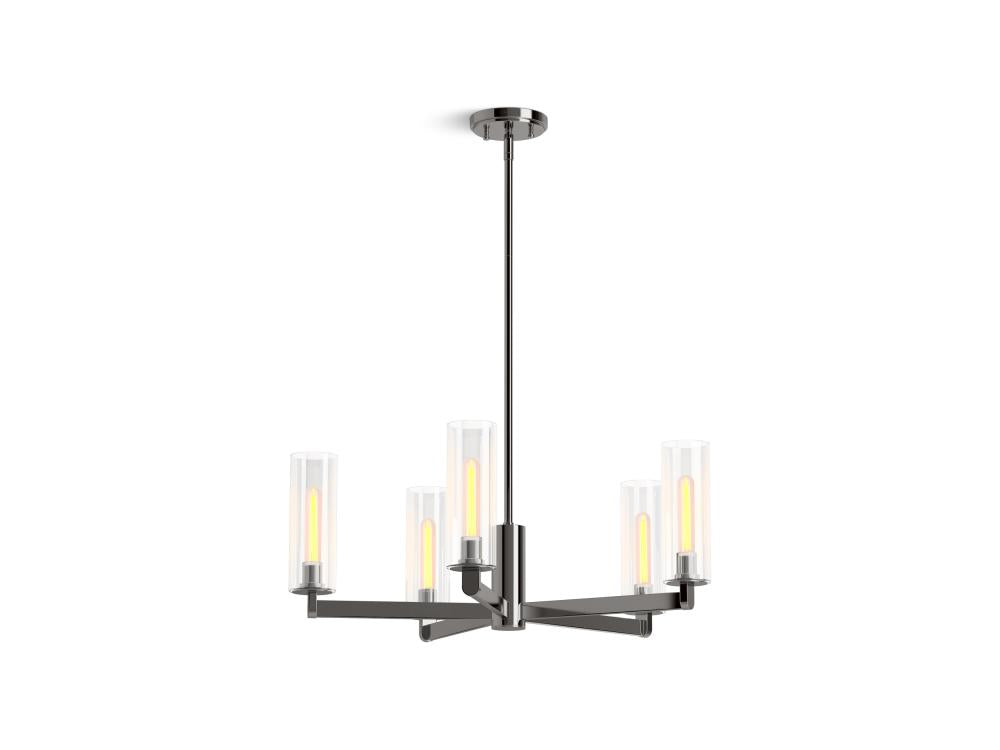 Kohler Lighting 35878-CH05-TTL Chandelier Modern - Titanium