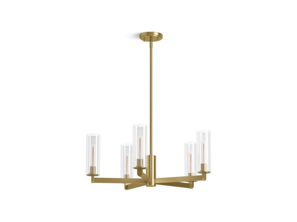 Kohler Lighting 35878-CH05-2GL Chandelier Modern - Brushed Moderne Brass