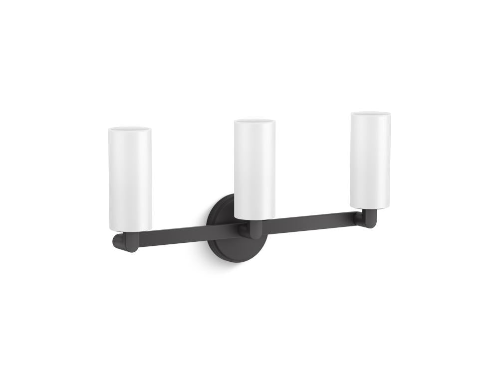 Kohler Lighting 35874-SC03-BLL Exterior|Sconces Modern - Matte Black