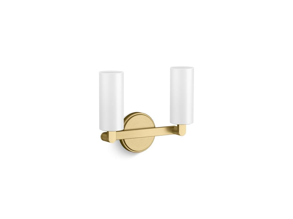 Kohler Lighting 35873-SC02-2GL Wall Light Fixture Modern - Brushed Moderne Brass