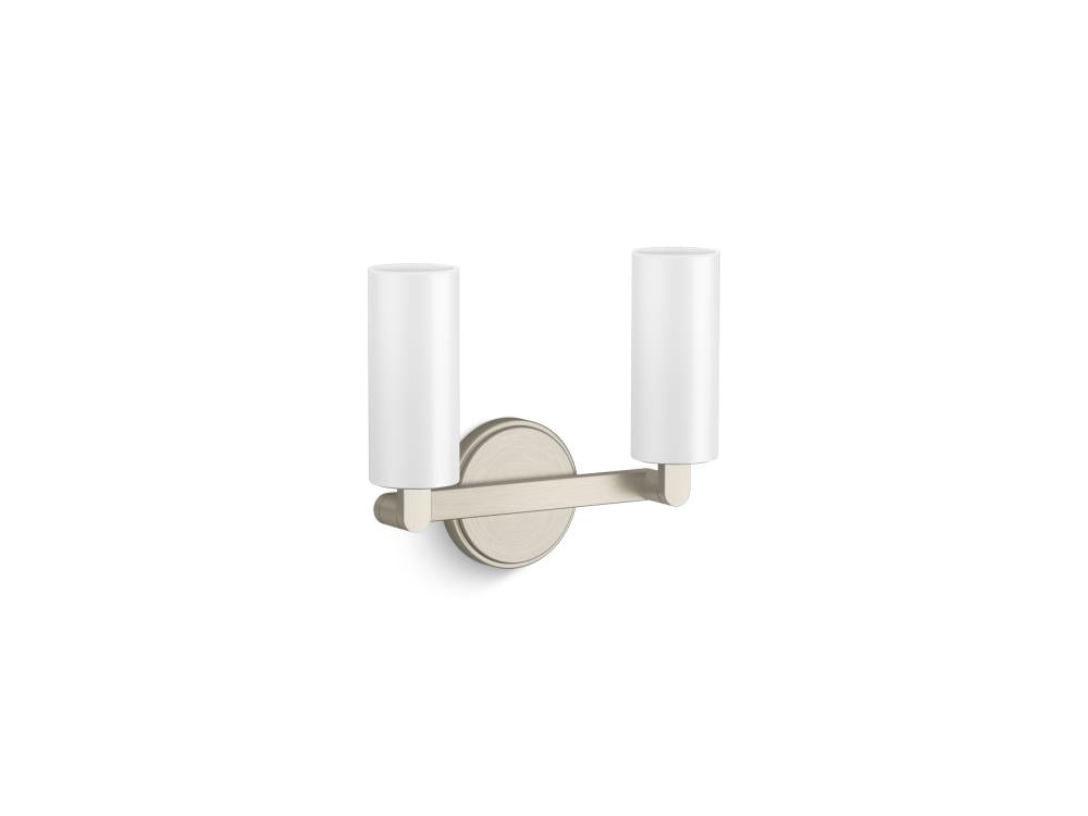 Kohler Lighting 35873-SC02-BNL Wall Light Fixture Modern - Brushed Nickel