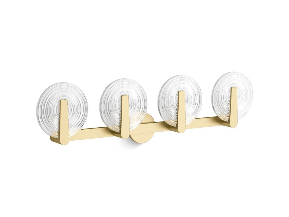 Kohler Lighting 38399-SC04S-2GL Wall Light Fixture Contemporary - Brushed Moderne Brass