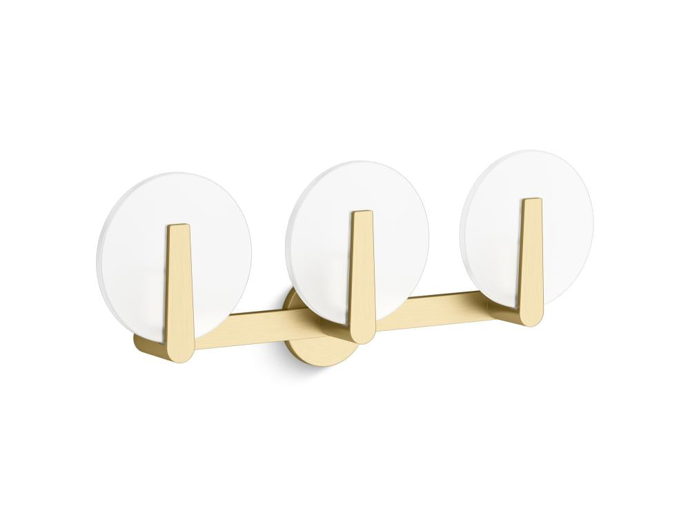 Kohler Lighting 38398-SC03-2GL Wall Light Fixture Contemporary - Brushed Moderne Brass