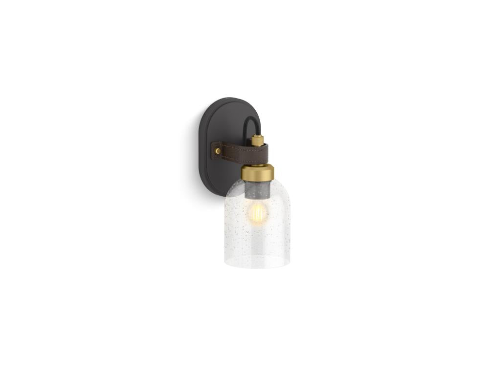 Kohler Lighting 38416-SC01-BML Bathroom Fixture Modern - Matte Black Brushed Moderne Brass