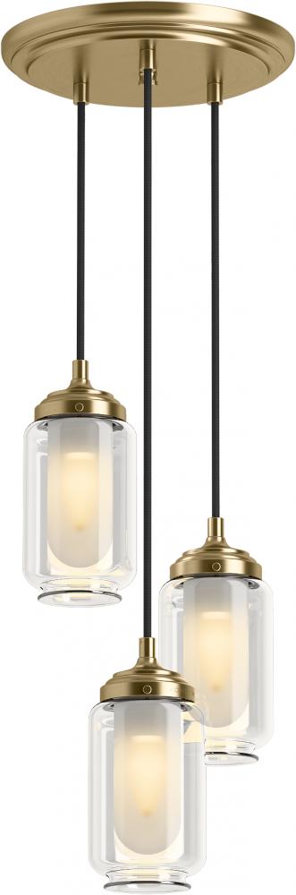 Kohler Lighting 22655-PE03-BGL Ceiling Light Fixture Transitional - Gold