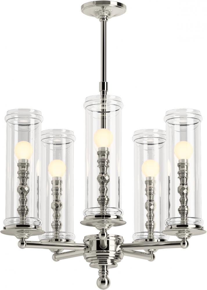 Kohler Lighting 23347-CH05-SNL Chandelier Transitional - Nickel