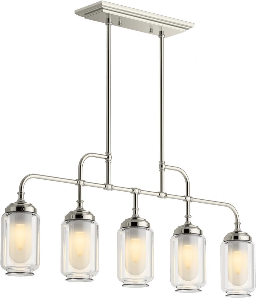 Kohler Lighting 22660-CH05-SNL Chandelier Transitional - Nickel