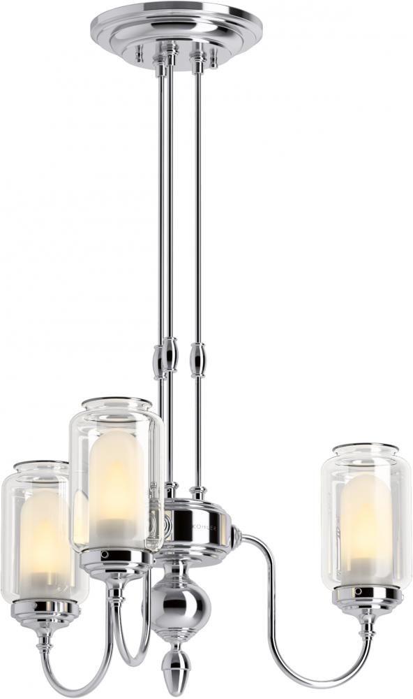 Kohler Lighting 22657-CH03-CPL Chandelier Transitional - Chrome