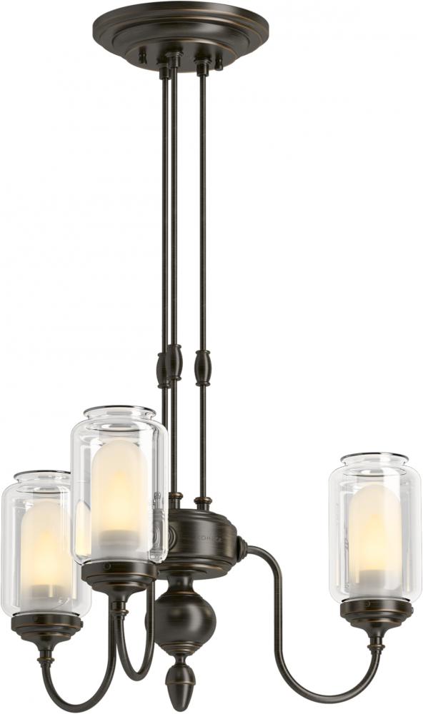 Kohler Lighting 22657-CH03-BZL Chandelier Transitional - Bronze