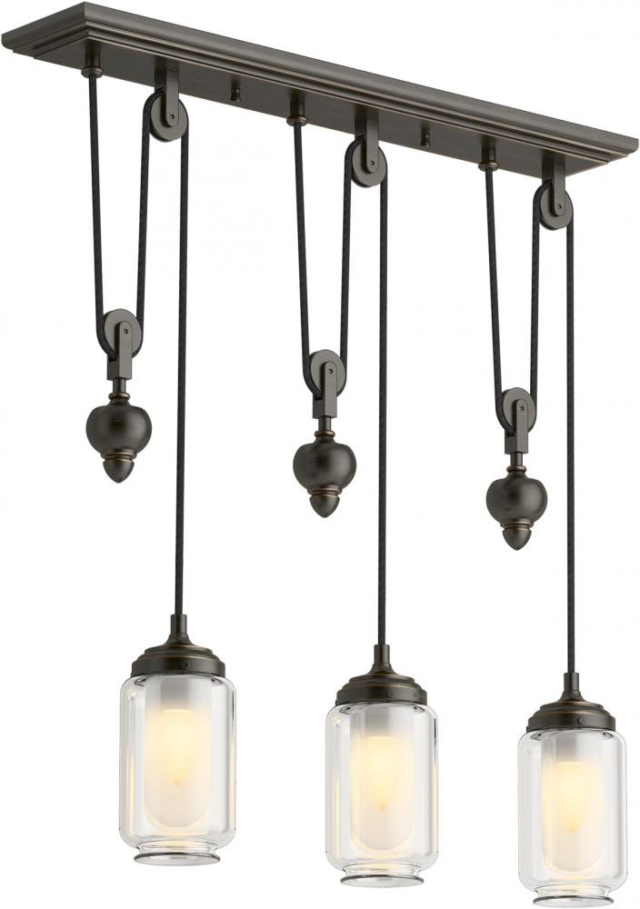 Kohler Lighting 22659-CH03-BZL Chandelier Transitional - Bronze