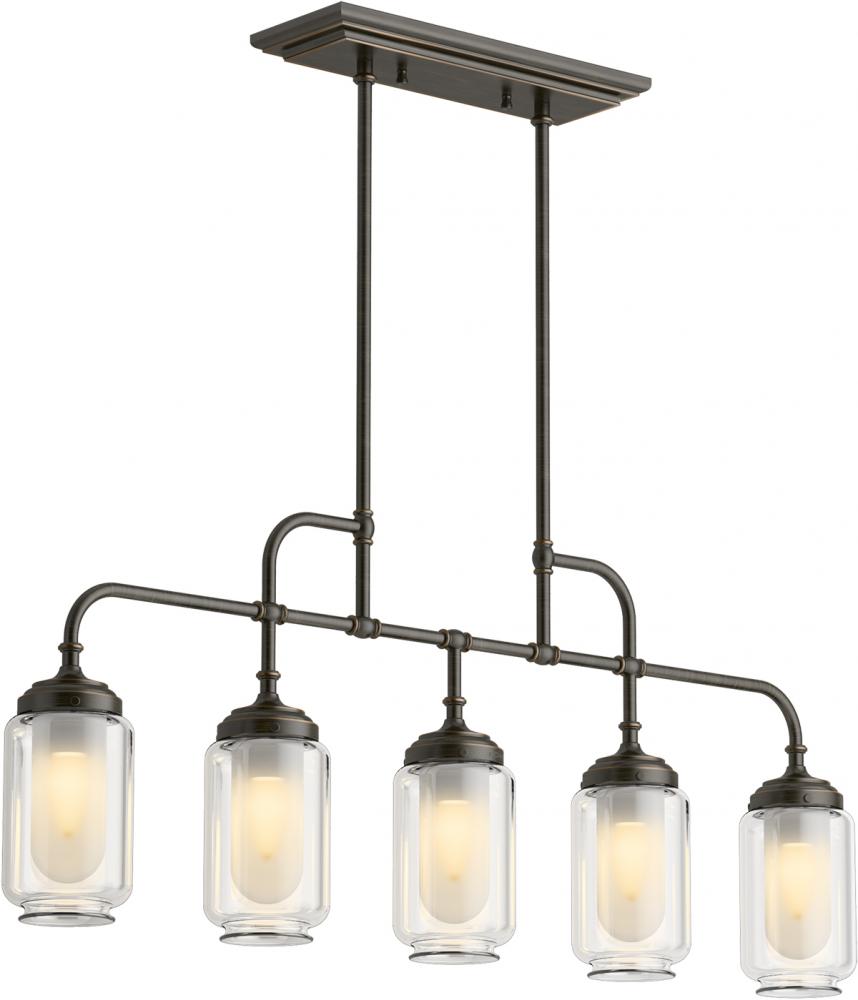 Kohler Lighting 22660-CH05-BZL Chandelier Transitional - Bronze