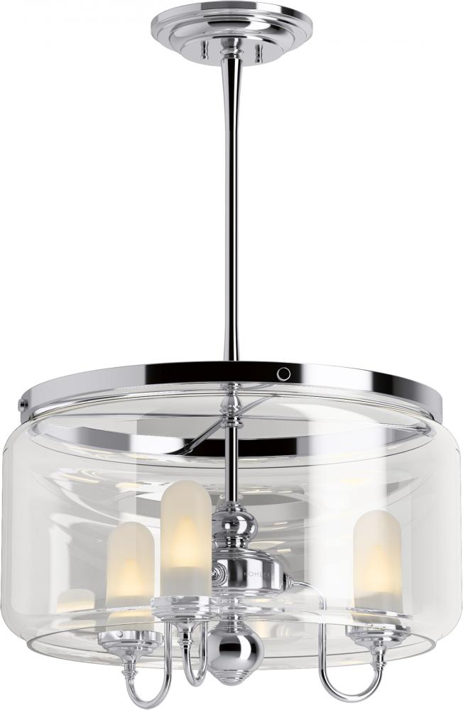 Kohler Lighting 22656-CH03-CPL Chandelier Transitional - Chrome