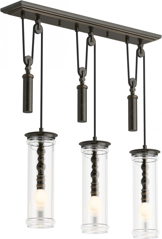 Kohler Lighting 23345-CH03-BZL Chandelier Transitional - Bronze