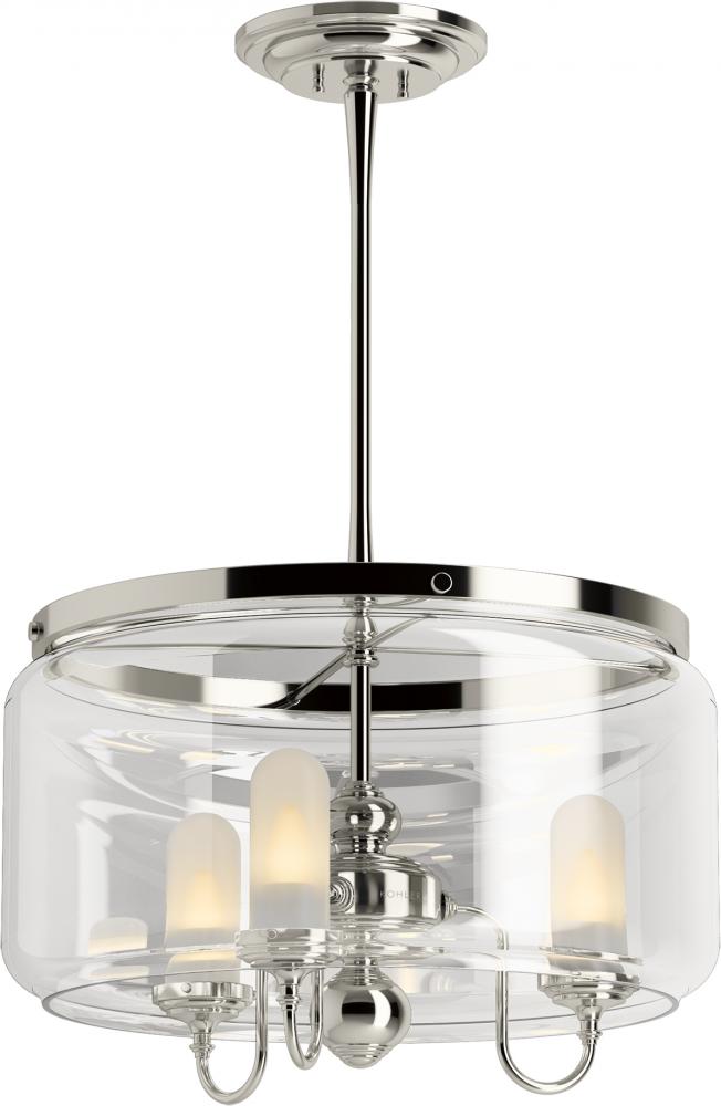 Kohler Lighting 22656-CH03-SNL Chandelier Transitional - Nickel