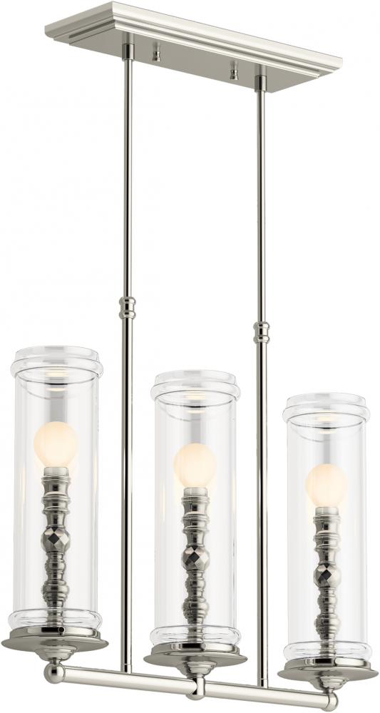 Kohler Lighting 23344-CH03-SNL Chandelier Transitional - Nickel