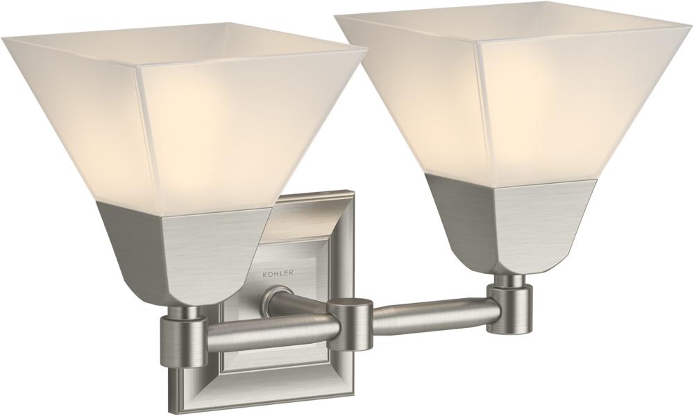 Kohler Lighting 23687-BA02-BNL Bathroom Fixture Transitional - Nickel