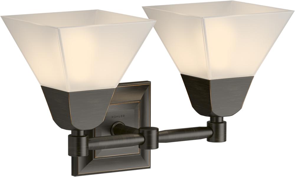 Kohler Lighting 23687-BA02-BZL Bathroom Fixture Transitional - Bronze