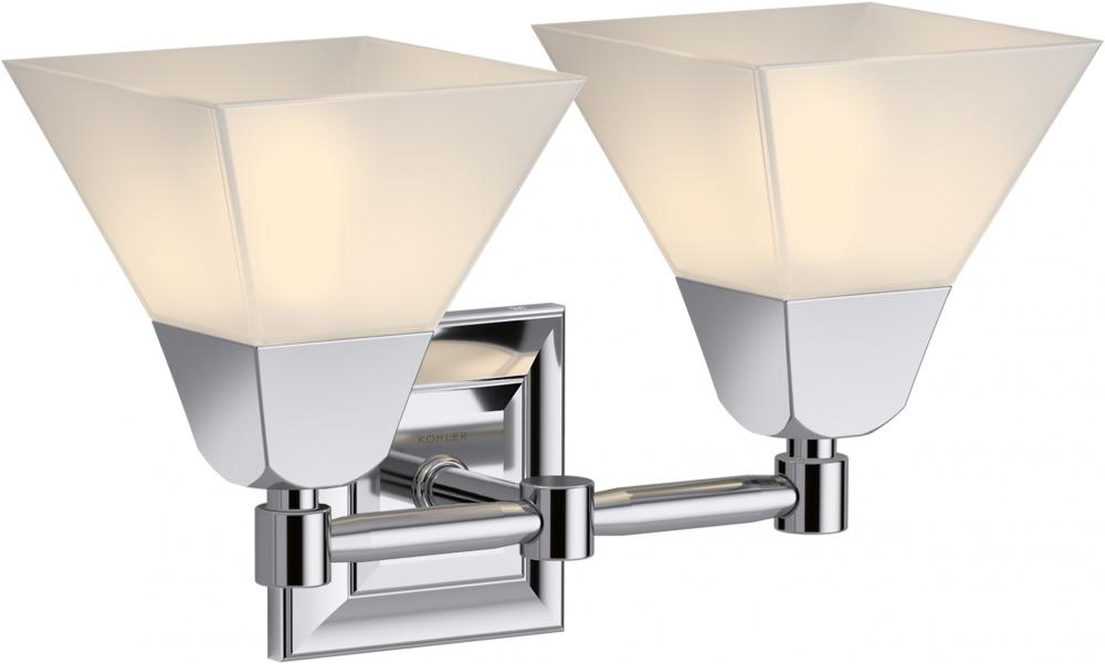 Kohler Lighting 23687-BA02-CPL Bathroom Fixture Transitional - Chrome