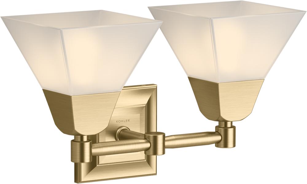 Kohler Lighting 23687-BA02-BGL Bathroom Fixture Transitional - Gold