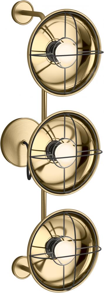 Kohler Lighting 23665-SC03-BGL Wall Light Fixture Traditional - Gold